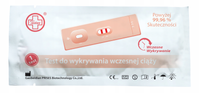 Testeo test ciążowy HCG płytkowy do wykrywania wczesnej ciąży ZESTAW 10szt