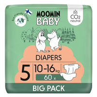 Moomin Baby 5 Maxi 10-16 kg (60 szt), eko pieluszki