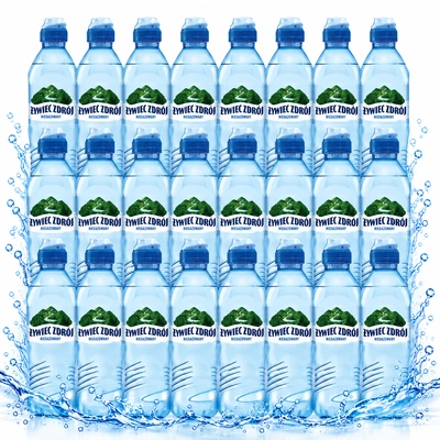 Żywiec Zdrój Niegazowany Woda źródlana ZESTAW 24 x 700 ml