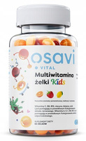 OSAVI Multiwitamina żelki dla dzieci witaminy bez cukru KIDS 60 żelek