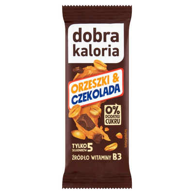 Dobra Kaloria Baton orzeszki & czekolada 35 g