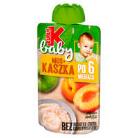 Kubuś Baby Mus+kaszka po 6 miesiącu jabłko morela 100 g