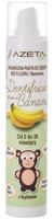 AZETA Organiczna pasta do zębów dla dzieci, 0-3 lata, bez fluoru, bananowa, 50ml