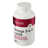 OstroVit Omega 3-6-9 + ADEK kwasy tłuszczowe EPA DHA 60 kapsułek