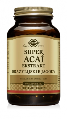 Solgar Super ACAI Ekstrakt brazylijskiej jagody 50kap
