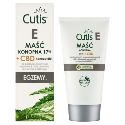 Cutis EGZEMA maść konopna 17% + CBD 120 ml