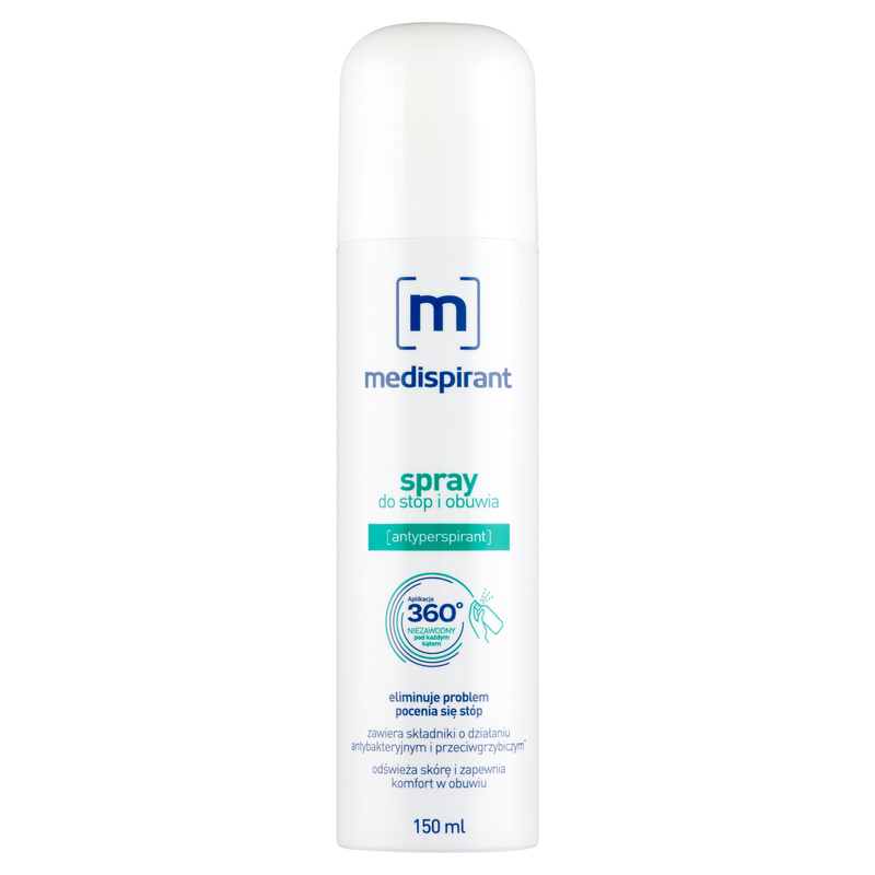 Medispirant spray do stóp i obuwia nadmierna potliwość 150 ml