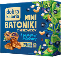 Dobra Kaloria mini batoniki a'la muffin jagodowy (6szt) 102g