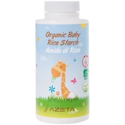 AZETA Organiczna skrobia ryżowa do kąpieli dla niemowląt 100g