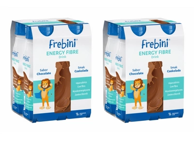 Frebini Energy Drink, smak czekoladowy, 8 x 200 ml. Żywność specjalnego przeznaczenia medycznego. Dla dzieci 1 - 12 lat