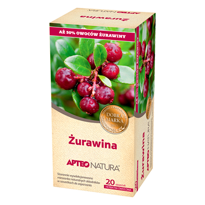 APTEO Natura Herbata Żurawinowa x20 saszetek 