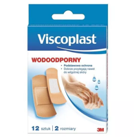 Viscoplast Zestaw plastrów Wodoodpornych 12szt