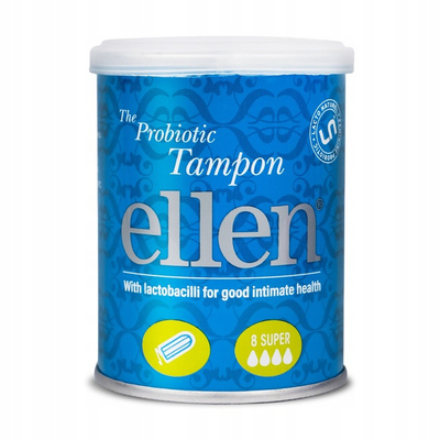 Ellen tampony probiotyczne z probiotykiem super 8 sztuk