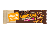 Dobra Kaloria baton śniadaniowy gorzka belgijska czekolada 40g
