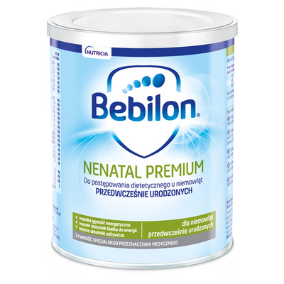 Bebilon Nenatal Premium Żywność specjalnego przeznaczenia medycznego ZESTAW 2 x 400 g