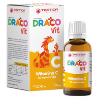 DRACOvit witamina C krople dla dzieci 100 mg/ml 40 ml krótka data