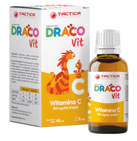 DRACOvit witamina C krople dla dzieci 100 mg/ml 40 ml 1 + 1 GRATIS!