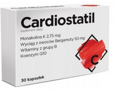 GRATIS Cardiostatil cholesterol monakolina 10 kapsułek