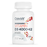 OstroVit witamina D3 4000 + K2 odporność 100 tab.