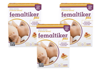 Femaltiker Plus wspomaganie LAKTACJI karmienie smak karmelowy 12+2 saszetek 3 opakowania