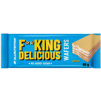 Fitking delicious wafer FIT WAFELKI ŚMIETANKOWE BEZ CUKRU 80 g
