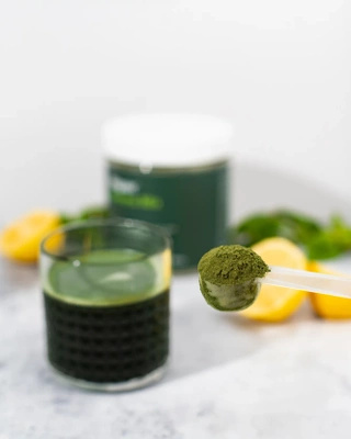 Vilgain witaminy 13 składników w proszku, superfoods spirulina chlorella 300 g