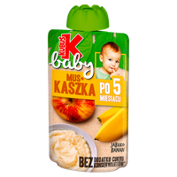 Kubuś Baby Mus+kaszka po 5 miesiącu jabłko banan 100 g