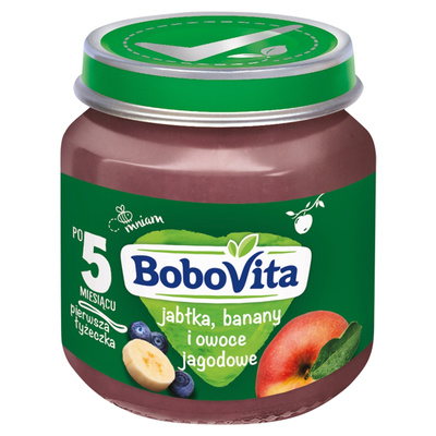 BoboVita zestaw MIX smaków Deserki po 4 miesiącu 6 x 125 g