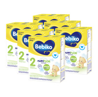 BEBIKO NUTRIflor Expert 2 mleko następne dla niemowląt, powyżej 6. m-ca życia ZESTAW 6 x 550 g