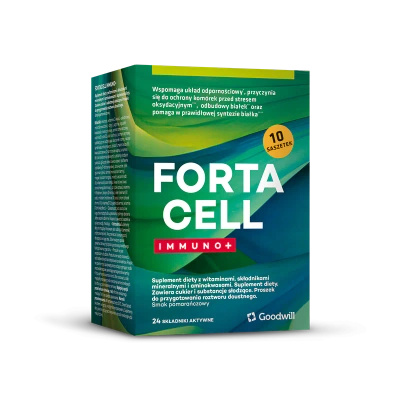 Goodwill Fortacell Immuno+ ODPORNOŚĆ, WITAMINY, MINERAŁY 10 saszetek