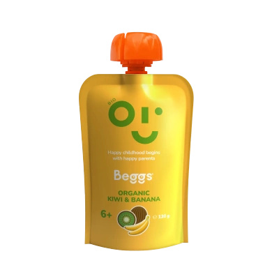 Beggs BIO Baby kiwi i banan od 6 miesiąca 120 g