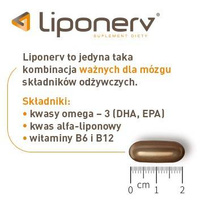 Liponerv wspierający funkcjonowanie układu nerwowego 30 kapsułek
