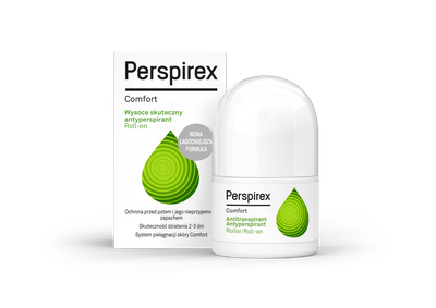 PERSPIREX COMFORT Antyperspirant rollon na potliwość 20 ml + GRATIS!