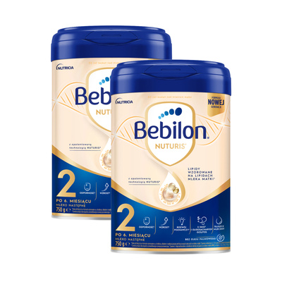 Bebilon NUTURIS 2 mleko następne po 6. miesiącu ZESTAW 2 x 750 g