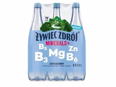 Żywiec Zdrój Minerals+ Napój lekko gazowany ZESTAW 6 x 1,2l