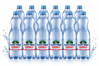 Żywiec Zdrój Minerals+ Napój lekko gazowany ZESTAW 12 x 1,5 l