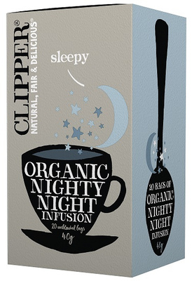 Clipper herbata z rumianką i melisą Nighty Night BIO 20 saszetek