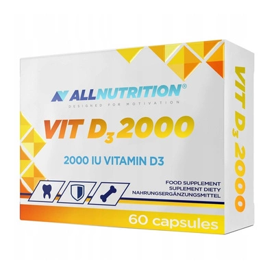 Allnutrition witamina D3 2000 odporność 60 kapsułek