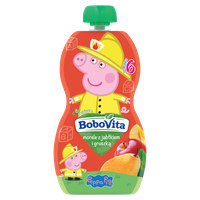 BoboVita Peppa Pig Zestaw Mix Musów po 6 miesiącu 12x100g		