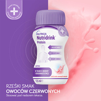 Nutridrink Protein o smaku czerwonych owoców 4 x 125 ml
