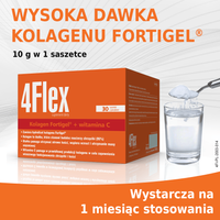 4FLEX kolagen na zdrowe stawy kości masa mięśniowa 30 saszetek 