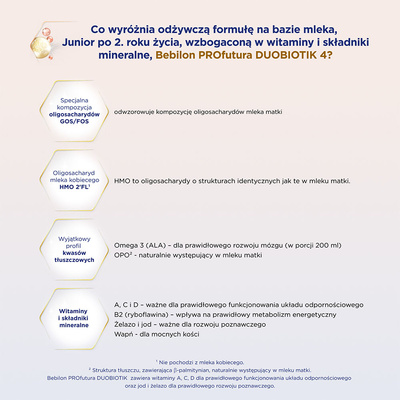 Bebilon PROfutura DUOBIOTIK 4 odżywcza formuła na bazie mleka po 2. roku życia ZESTAW 2 x 800 g
