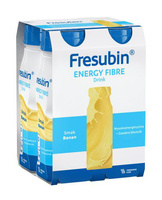 Fresubin® Energy Fibre Drink, smak bananowy, 12 x 200 ml. Żywność specjalnego przeznaczenia medycznego. Bogata w błonnik.