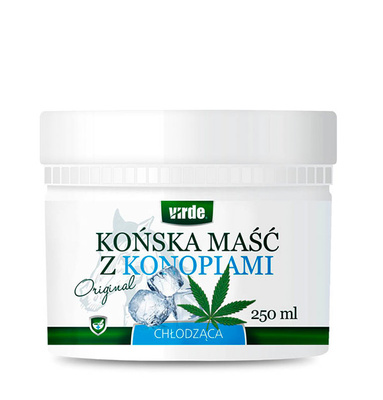VIRDE końska maść chłodząca z konopiami PIELĘGNACJA SKÓRY 250 ml