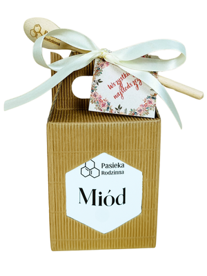 Pasieka Rodzinna zestaw prezentowy z miodem cytrynowym 410 g