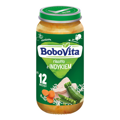 Obiadek dla dziecka BoboVita Junior Risotto z indykiem 1-3 lata 250 g