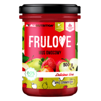 Allnutrition Frulove mus owocowy jabłko truskawka 500 g