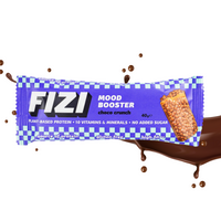 Fizi baton MOOD BOOSTER chrupiący, czekoladowy BEZ CUKRU 40 g