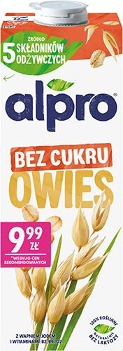 Alpro Napój owsiany niesłodzony 1L