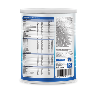 Laktowit 3 LAKTOFERYNA+MFGM powyżej 1. roku ZESTAW 3 x 400 g